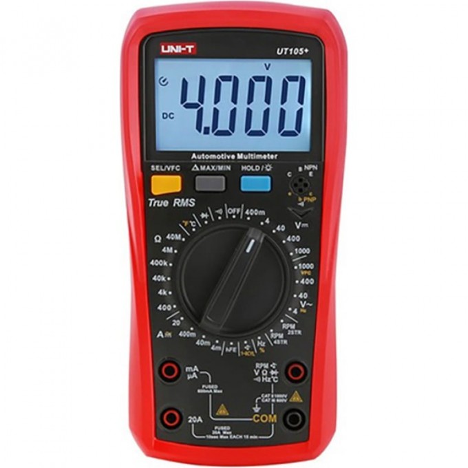 Автомобильный мультиметр UNI-T UT105+ 13-0059 Автомобильный мультиметр UNI-T UT105+ 13-0059